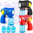 Pacote de 3 Bubble Guns TOY Life para crianças com soluções Bubble