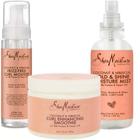 Pacote de cabelo SheaMoisture Curly: mousse sem frizz 220 ml, smoothie 350 ml