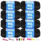 Pacote de fios para tranças Youngther Brazilian Wool Hair