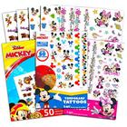 Pacote de lembrancinhas de festa para tatuagens temporárias do Mickey Mouse e Minnie Mouse da Disney ~ O pacote inclui 50 tatuagens Disney Minnie e 50 tatuagens do Mickey Mouse para crianças, meninos e meninas