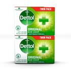 Pacote duplo de 100 g de sabão Dettol Antibacteriano Original