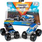 Pacote Duplo de Monster Trucks Monster Jam: Grave Digger vs. Son-Uva Digger