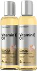 Pacote econômico de óleo de vitamina E Horbaach 5000 UI 240 mL (2 x 120 mL) - Horbäach