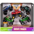 Pacote econômico Toy Monster Truck Monster Jam Grave Digger com 5 unidades 1: