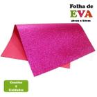 Pacote Eva Emborrachado 5 Unidades Com Glitter 40x60cm