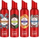 Pacote variado de spray corporal desodorante Old Spice para homens 140 ml x4 - Partypom