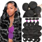 Pacotes de cabelo MDL Body Wave 20cm 22cm 24cm 26cm 12A Brazilian