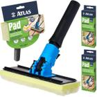 Pad Para Pintura Deck Madeira Verniz Cabo Ajustável +2 Refis - Atlas