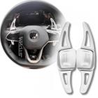 Paddle Shift Volante Prata Vw Golf Jetta Polo Virtus Par