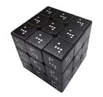 Padrão de números em Braille Magic Cube Speed Cube 3x3 5,6 cm - xcarpro