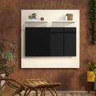 Painel 2 Prateleiras Superior Tv Até 32P Cor Off White - - Comprar Móveis Em Casa