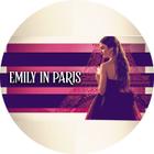 Painel 3D Emily em Paris Tecido Sublimado Redondo