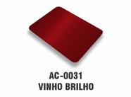 Painel ACM Vinho Brilho - 1.220x5.000mm, 3mm, c/ paredes de 0,21mm nas 2 faces. - Alumini1