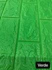 Painel Adesivo 3d Alto Relevo Revestimento 70x77cm Verde