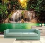 Painel Adesivo Cachoeira 3D 3,75M² na 033 - Voce Decorando