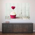 Painel Adesivo de Parede - Cupcake - 698pnp