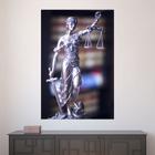 Painel Adesivo de Parede - Estátua Deusa da Justiça - Direito - 1545png