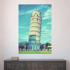 Painel Adesivo de Parede - Torre de Pisa - 564png - Allodi