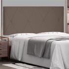 Painel Cabeceira Aquilla 1,40m Casal Suede Veludo  Spezzia Decor