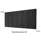 Painel Cabeceira Box Lorena King 1,95 Million Cores - Comrpar Moveis em Casa