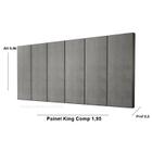 Painel Cabeceira Box Lorena King 1,95 Million Cores - Comrpar Moveis em Casa