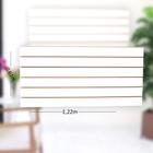 Painel Canaletado Branco Mdf 0,61 X 1,22m - KIT 2 Unidades