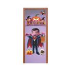 Painel Capa De Porta Halloween 3D Em Tecido 0,85M X 2,10M