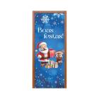 Painel Capa De Porta Natal 3D Em Tecido 0,85M X 2,10M - Prime Decor Festas