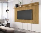 Painel Classic Frisado 1.8 p/ TV até 75'' Cumaru - Giga Móveis