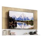 Painel com Suporte TV 65" e Prateleira Amsterdã Up Multimóveis Rustic/Branco