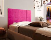 Painel de Cabeceira Cama Box 0,90 Moderno Cor: Pink - Lojas G2 Móveis