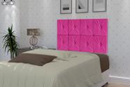 Painel De Cama Box Botão Solteiro 0,90 Elegance Cor Pink