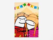 Painel de Festa Retangular Meme Bento Cake Flork Vertical Infantil