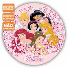 Painel de Festa Redondo Tecido Sublimado 3D Princesas - Gol Decor