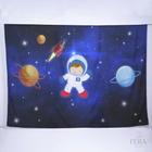 Painel de Festa Retangular Astronauta de 4,00x2,80m - Fera Print