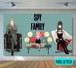 Painel de festa Spy x Family - impressão aum.