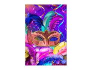 Painel De Festa Vertical 1,50 x 2,20 - Carnaval Efeito Glitter Colorido 019 - Via Cores