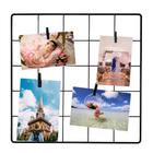 Painel De Fotos Memory Board Aramado 30x30 Preto