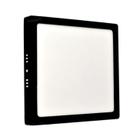 Painel de Led Preto Quadrado Sobrepor 18W Bivolt Taschibra