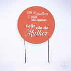 Painel Decorativo para Festa 1,50x1,50 metros Vesti Fácil com Elástico Dia das Mulheres - Fera Print