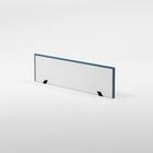 Painel Divisor para Estacao de Trabalho 132 cm Aretto Pandin Branco e Azul Dali