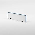 Painel Divisor Para Mesas Aretto Pandin 1,32 M Branco e Azul Dali