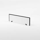 Painel Divisor Para Mesas Aretto Pandin 88 Cm Branco e Preto