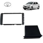 Painel do Rádio Toyota Etios 2012 a 2018 XS Cinza 2 Din