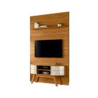 Painel e Bancada Silverstone para TV 65" Cor Naturale Off White- Madetec