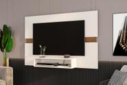 Painel ECC Com Nicho Para Aparelhos Para TV Até 50'' Cor Off White - PZ