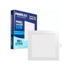 Painel Embutir Led 12w Quadrado Branco Frio 6500k - Fortled