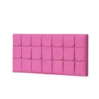 Painel Estofada Espanha 140CM Casal Strass material sintético Pink - D A DECOR