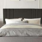 Painel Estofada Grécia 140cm Casal Para Cama Box Quarto Linho Marrom - Gat Magazine