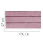 Painel Estofada Turim 160 cm Queen Size Quarto para Cama Box Suede Rosa Bebê - KDAcanto Móveis